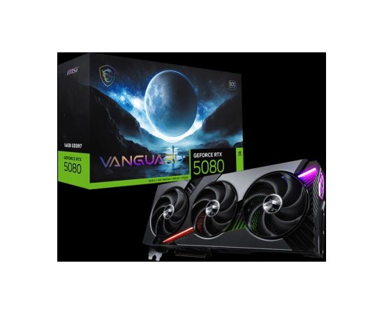 MSI RTX 5080 16G VANGUARD SOC graphics card