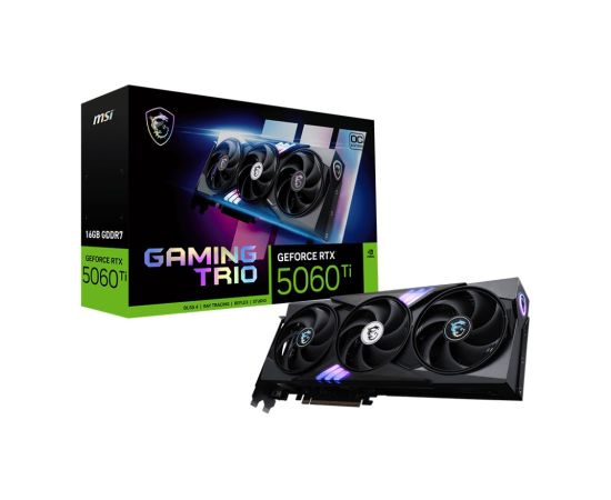 MSI GAMING GeForce RTX 5060 TI 16G TRIO OC NVIDIA 16 GB GDDR7