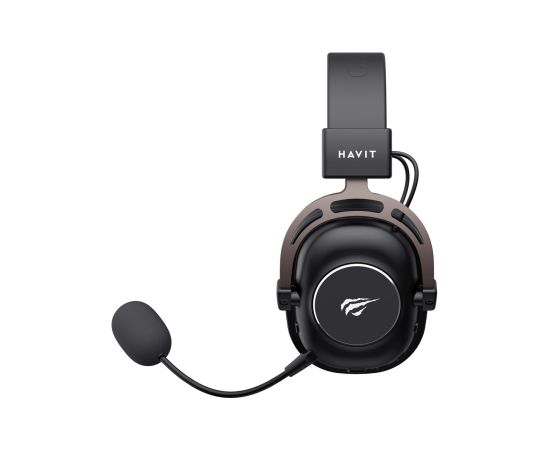 Havit H2002YG - 2.4G gaming headphones (black and ochre)