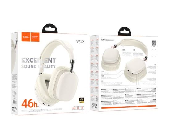 Hoco W52 Plus Tone Headset In-ear Wireless Bluetooth Milk