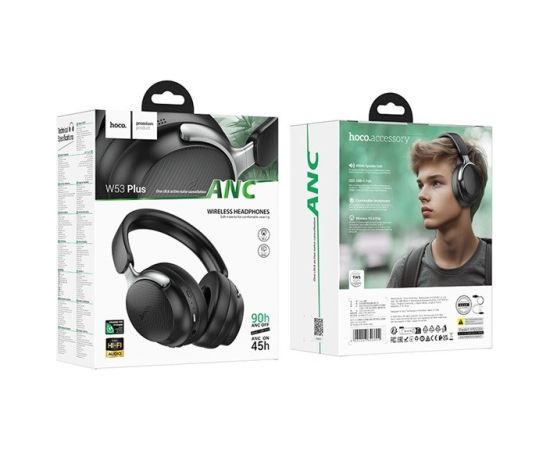 Hoco W53 Plus Tone Headset with ANC In-ear Wireless Bluetooth Black