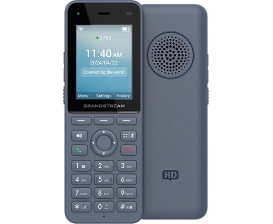 Grandstream Networks WP8256 IP phone Anthracite 3 lines LCD Wi-Fi