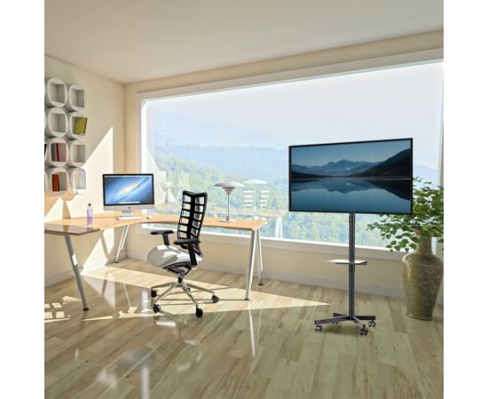 Maclean MC-949 TV Cart, Stand, Professional,32-55", on Casters, max. VESA 400x400, max. 25kg