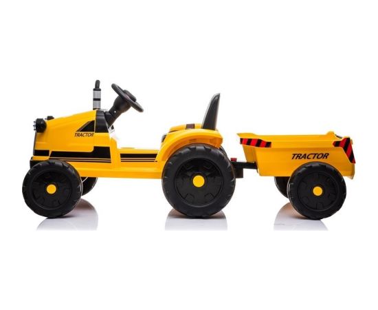 Lean Cars elektriskais traktors CH9959, dzeltenā krāsā