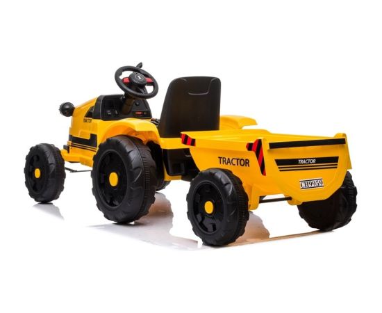 Lean Cars elektriskais traktors CH9959, dzeltenā krāsā