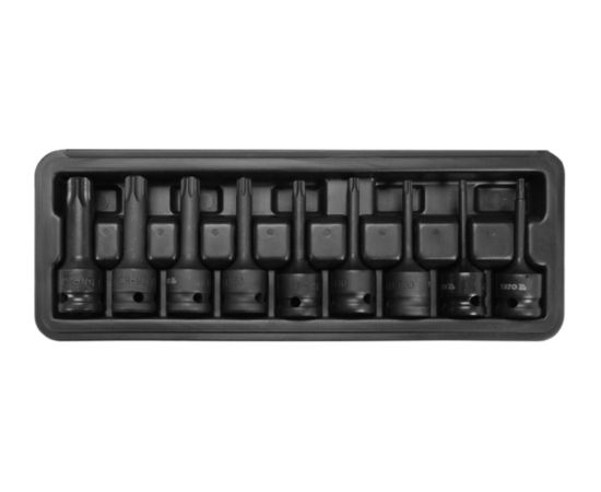 Triecienuzgaļu komplekts  Yato YT-10654; 1/2''; 9 gab.