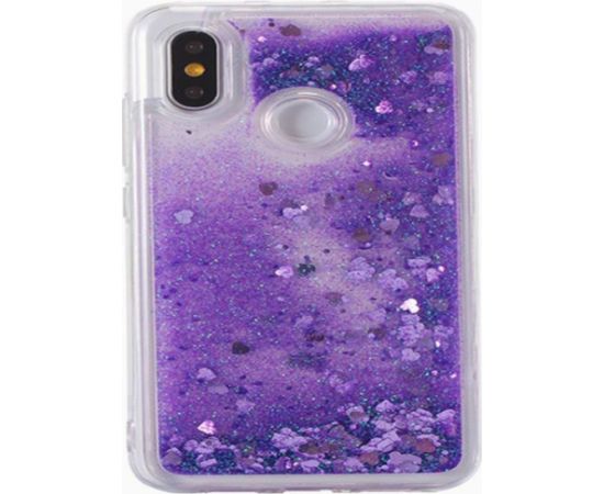 Evelatus Xiaomi  Redmi 7 Shining Quicksand Case Purple