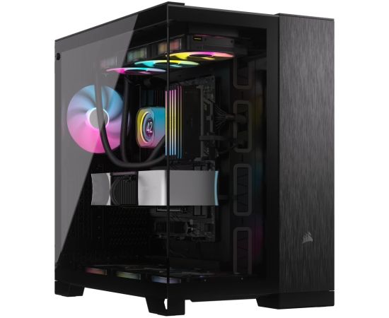 Corsair CC-9011283-WW computer case Midi Tower Aluminium, Black