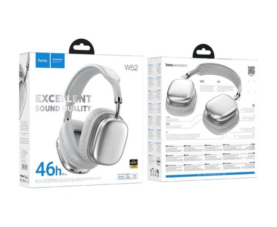 Hoco W52 Plus Tone Headset In-ear Wireless Bluetooth Silver