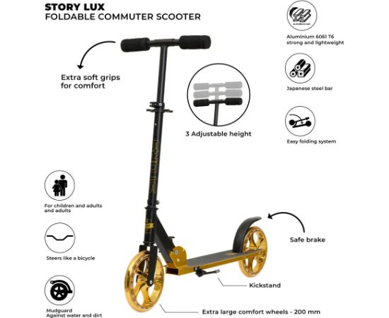 Skrejritenis Story Lux Gold Black 2