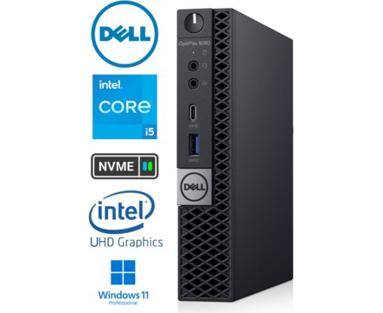 Dell Optiplex 5060 Micro i5-8500T 8GB 512GB SSD Windows 11 Pro