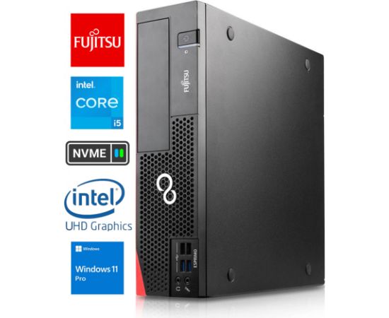 Fujitsu Esprimo D538 i5-8400 8GB 1TB SSD Windows 11 Pro