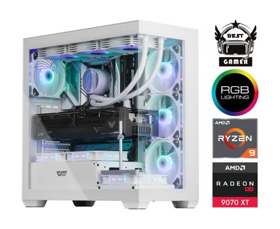 MDD Ryzen 9 7950X3D 16GB 4TB SSD RX 9070 XT NoOS White
