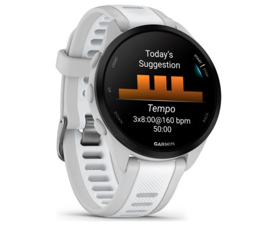 Garmin Forerunner 165 3.05 cm (1.2") AMOLED Digital 390 x 390 pixels Touchscreen Grey GPS (satellite)