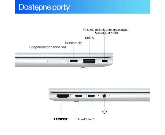 HP Elitebook X G1i Flip Ultra 7 258V 14.0"WUXGA Touch IPS AG 400 nits 32GB LPDDR5x SSD512 Intel Arc Cam 5 Mpx AI 68Wh W11Pro Glacier Silver 3Y OnSite