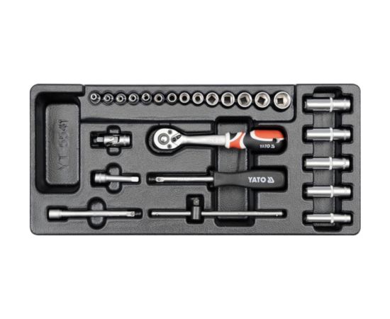 Instrumentu komplekts Yato YT-5541; 1/4''; 25 gab.