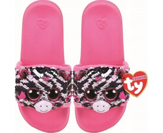 TY Ty Fashion cekinowe kapcie - Zebra rozm.L