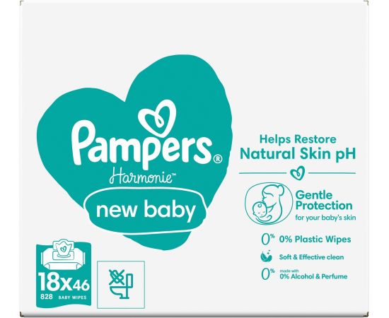PAMPERS CHUST HARMONIE NEW BABY 18X46