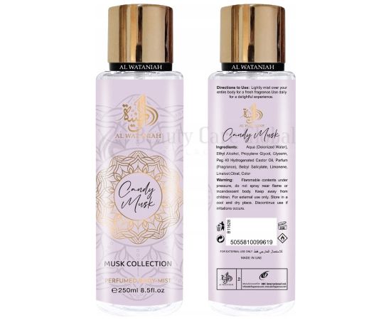 AL WATANIAH Musk Collection Candy Musk BODY MIST 250ml