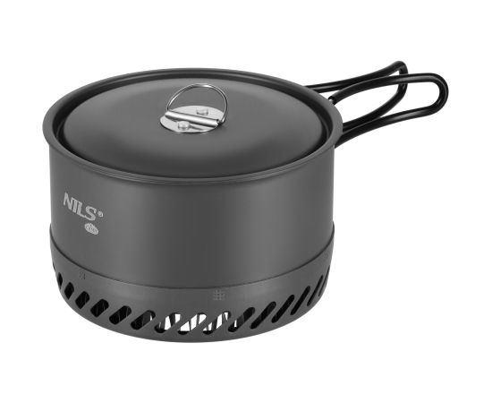 NC4203 Tūristu katls ar alumīnija radiatoru un vāku 1000 ml Nils Camp