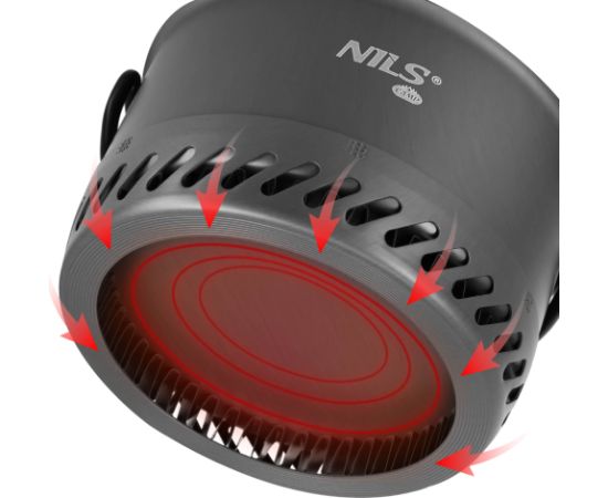 NC4203 Tūristu katls ar alumīnija radiatoru un vāku 1000 ml Nils Camp