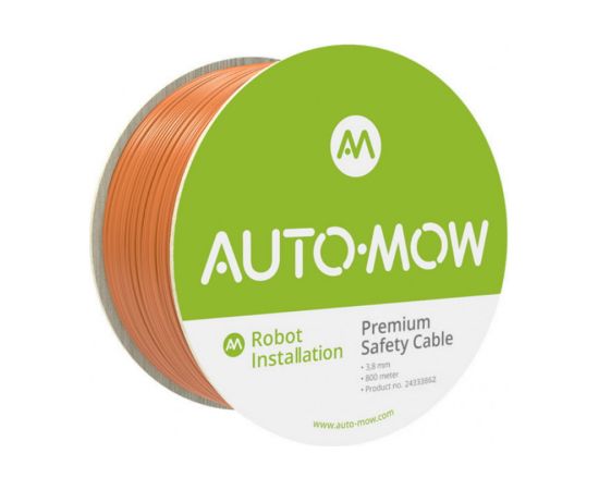 Perimetra stieple mauriņa robotam 3,8mm Premium Oranža 800m, Auto-Mow