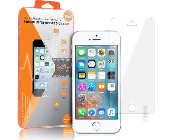 OEM Tempered Glass Premium 9H Aizsargstikls Apple iPhone 5 | 5S | SE
