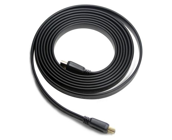 Gembird HDMI male-male flat cable, 1 m, black color