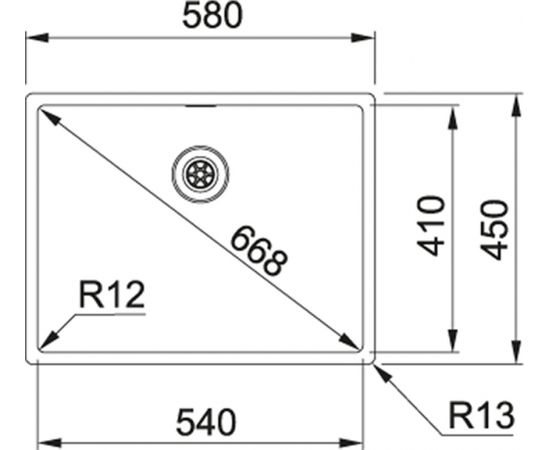 Franke Box BXX 110-54/ BXX 210-54 Nerūsējoša tērauda