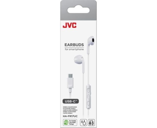 JVC HA-FR17UC USB Type-C Wired In-Ear Headphones White