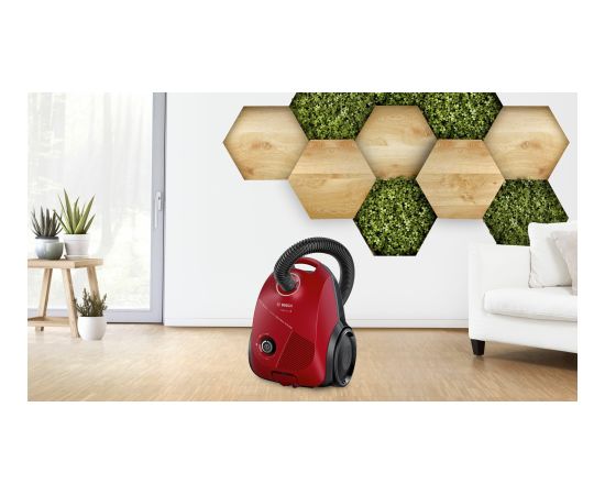 Bosch Serie 2 BGBS2RD1 vacuum 3.5 L Cylinder vacuum Dry 600 W Dust bag