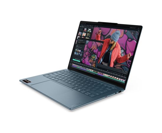 Lenovo Yoga Slim 7 14AKP10 Ryzen AI 5 340 14" WUXGA OLED 400nits Glossy 60Hz 16GB LPDDR5x SSD512 Radeon 840M Graphics 70Wh Win11 Tidal Teal