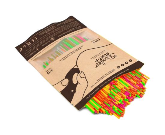 3Doodler Filament Start+ 250 neonrot neonorange neongruen neongelb neonpink\"\"Neon Compostable plastic Fluorescent green, Fluorescent orange, Fluorescent pink, Fluorescent red, Fluorescent yellow 1 g