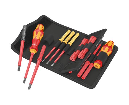 Skrūvgriežu komplekts Wera Kraftform Kompakt VDE 18 Universal 2 Tool Finder; 18 gab.