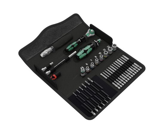 Instrumentu komplekts Wera Kraftform Kompakt M 1 Metal; 1/4''; 39 gab.