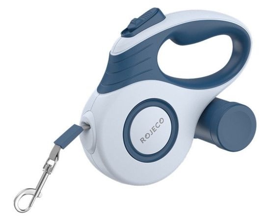 Smycz automatyczna 5m Rojeco A12 (niebieska) Rojeco