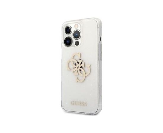 Guess Apple  iPhone 13 Pro Full Glitter Case Transparent