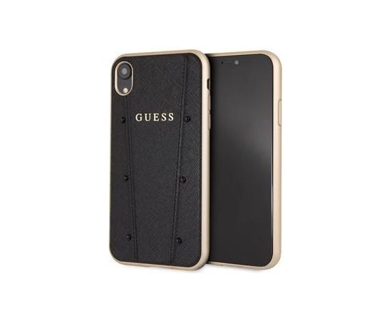 Guess Apple  iPhone XR Guess Kaia Hard Case Black