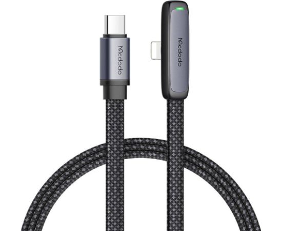 USB-C to lightning angle cable Mcdodo CA-3351,1.8m (black)