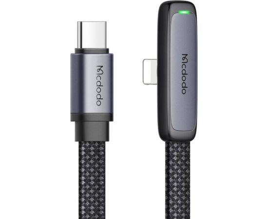 USB-C to lightning angle cable Mcdodo CA-3351,1.8m (black)