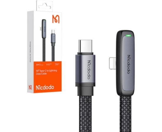 USB-C to lightning angle cable Mcdodo CA-3351,1.8m (black)
