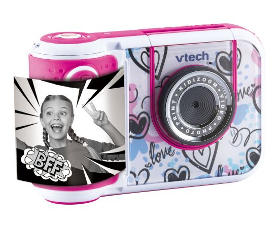 VTech KidiZoom Print Cam Scrapbook Bundle, digital camera pink