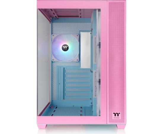 Thermaltake View 380 TG ARGB, Tower case pink, Tempered Glass x 2
