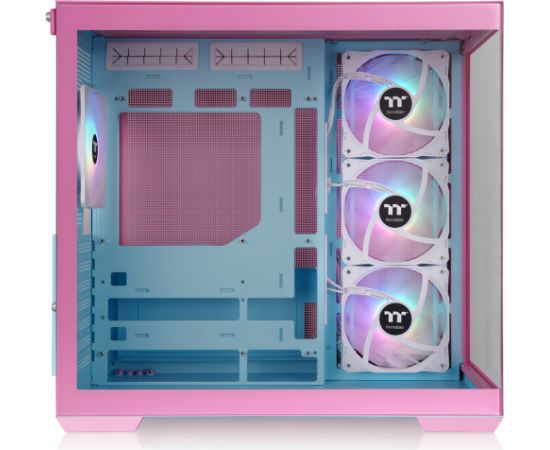 Thermaltake View 380 TG ARGB, Tower case pink, Tempered Glass x 2