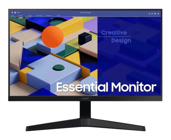 SAMSUNG Essential S24D304GAU, LED monitor - 23.8 - black, FullHD, IPS, HDMI, VGA, 100Hz panel
