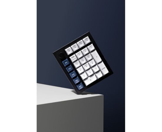 Keychron Q0 Max, numeric keypad black/white, Gateron Jupiter Banana, hot-swap, aluminum frame, RGB