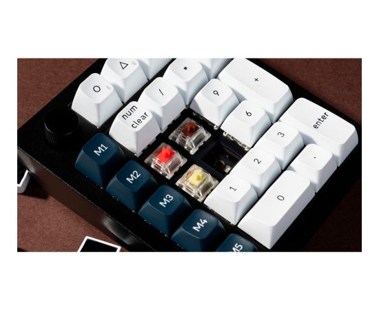Keychron Q0 Max, numeric keypad black/white, Gateron Jupiter Red, hot-swap, aluminum frame, RGB