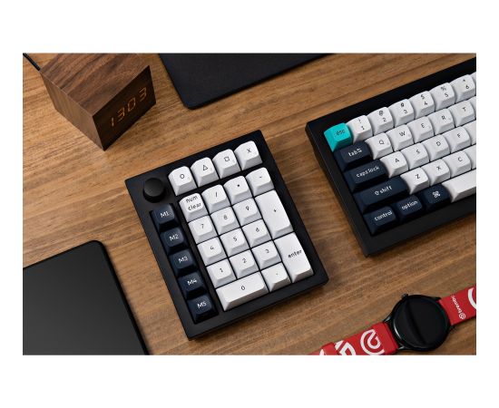 Keychron Q0 Max, numeric keypad black/white, Gateron Jupiter Red, hot-swap, aluminum frame, RGB
