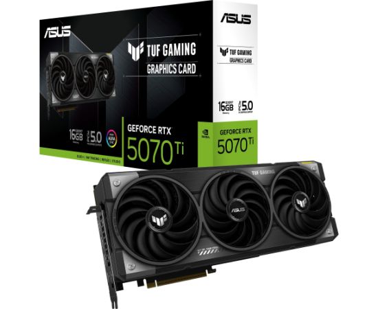 ASUS GeForce RTX 5070 Ti TUF GAMING, graphics card DLSS 4, 3x DisplayPort, 2x HDMI 2.1