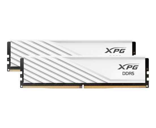 ADATA DDR5 - 32GB - 6000 - CL - 34 (2x 16 GB) Dual Kit, RAM white, AX5U6000C3416G-DTLABRWH, XPG Lancer Blade RGB, INTEL XMP, AMD EXPO